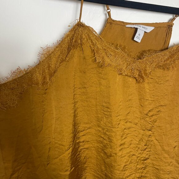 ⭐Lace Trim Classy Classic Hipster Hippie Artsy Boho Bohemian Chic Girly Cami Top - Picture 2 of 5